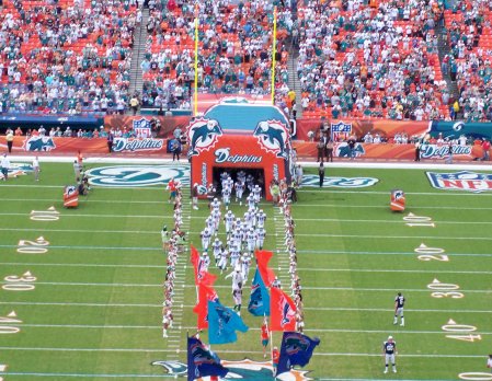 Pre-Game at Dolphin Stadium