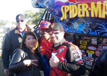 XTina907 with Spiderman, Iron Man and Captain America